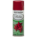 Rust-Oleum 10.25 Oz Red Specialty Glitter Finish Spray Paint 268045